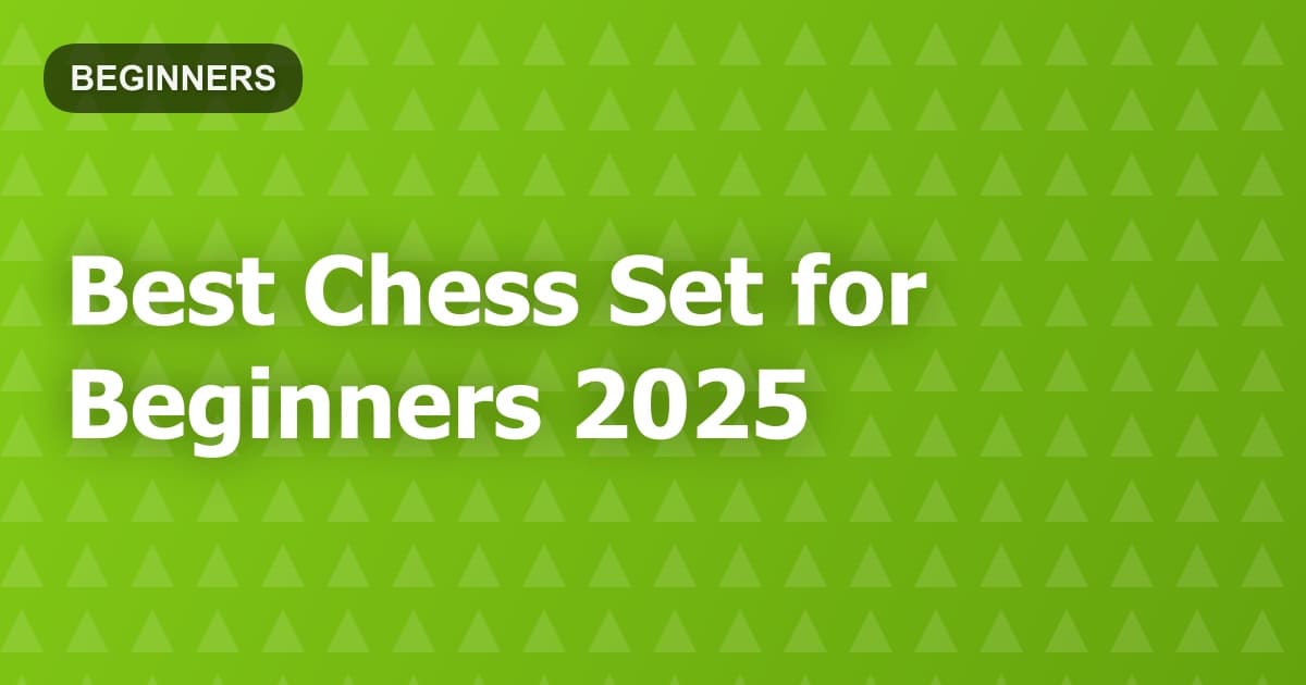 Best Chess Set for Beginners 2025