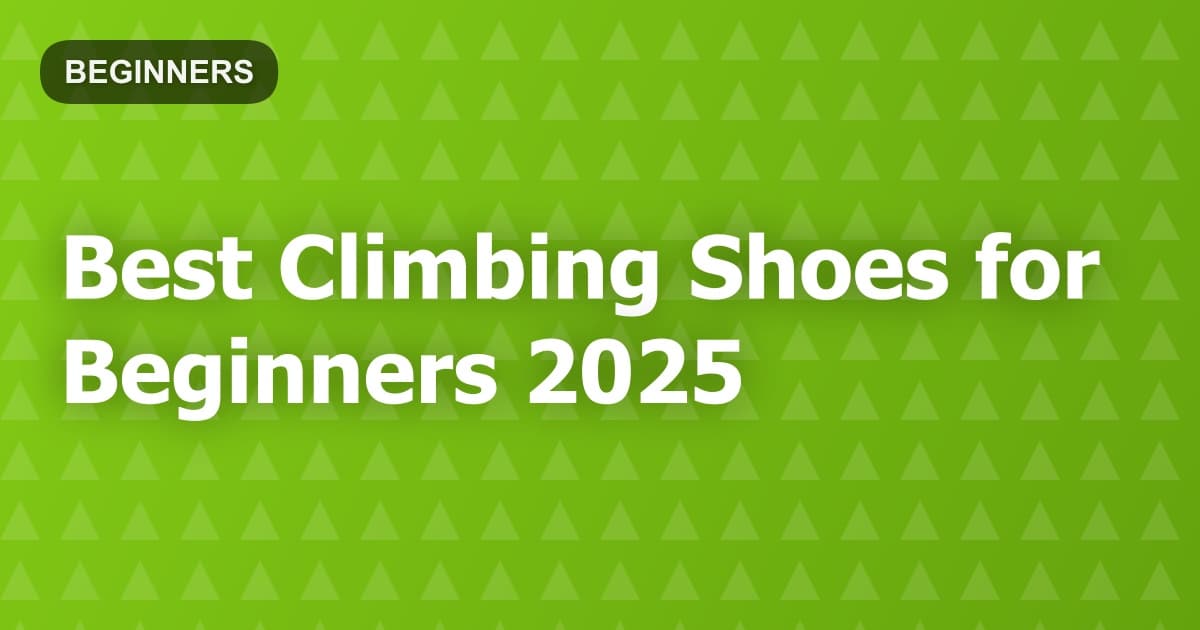 Best Climbing Shoes for Beginners 2025