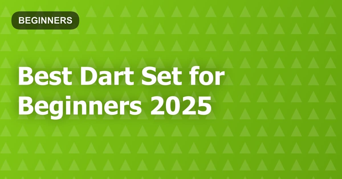Best Dart Set for Beginners 2025