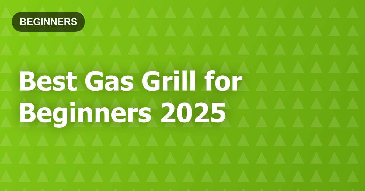 Best Gas Grill for Beginners 2025