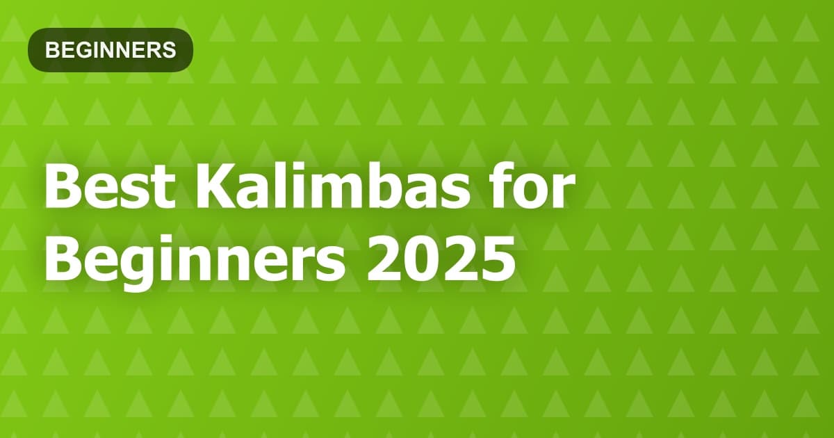 Best Kalimbas for Beginners 2025