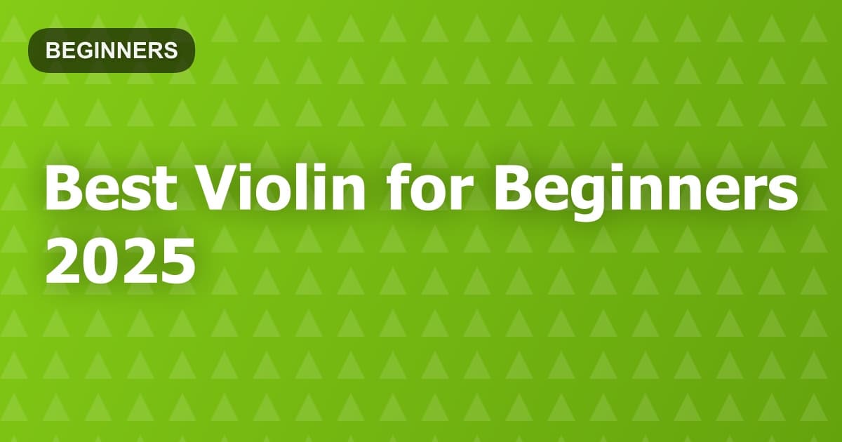 Best Violin for Beginners 2025