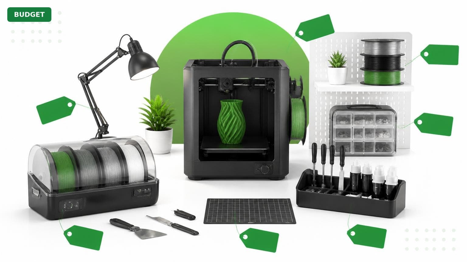 Complete 3D Printer Workspace for Under $600 (2025)