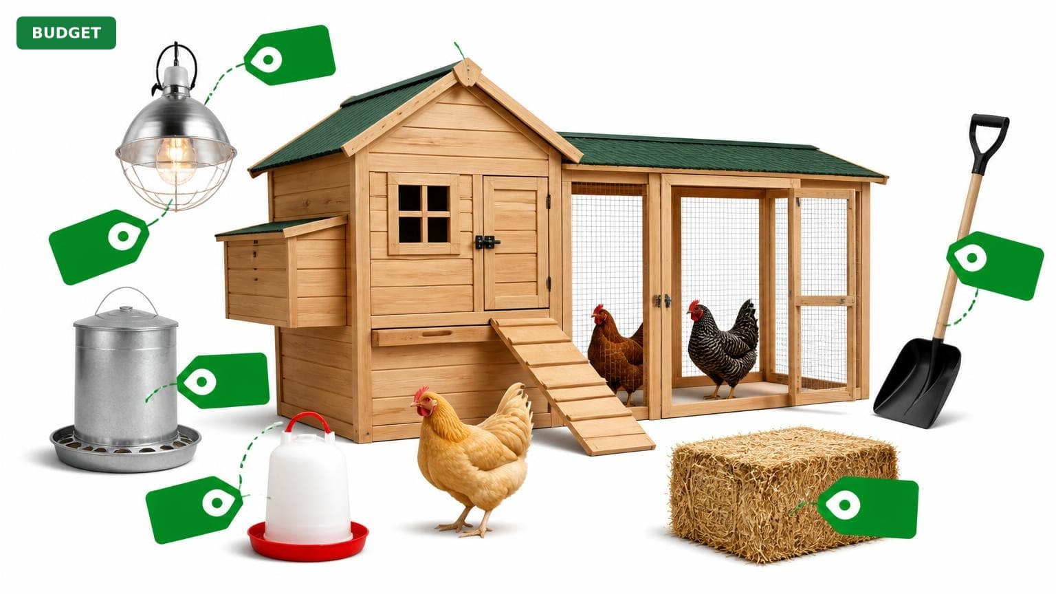 Complete Backyard Chicken Coop for Under $600 (2025)