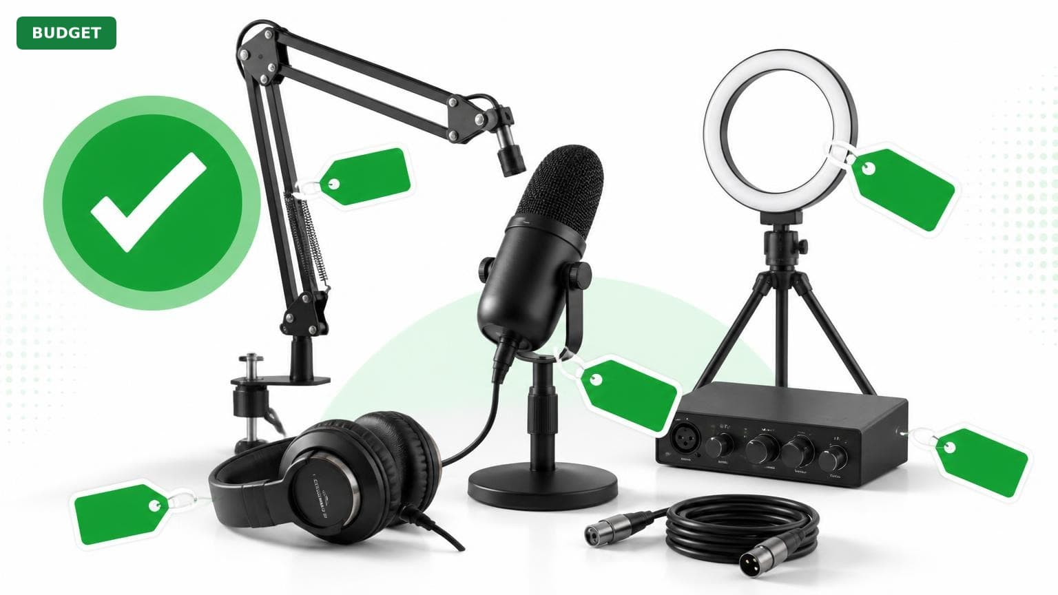 Complete Podcast Setup for Under $500 (2025)