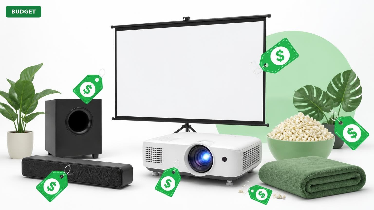 Complete Projector Movie Night Setup for Under $500 (2025)