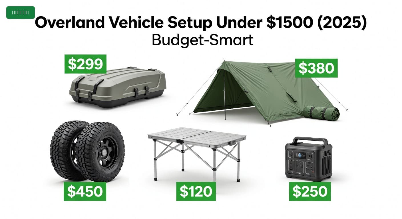 Overland Vehicle Setup Under $1500 (2025)