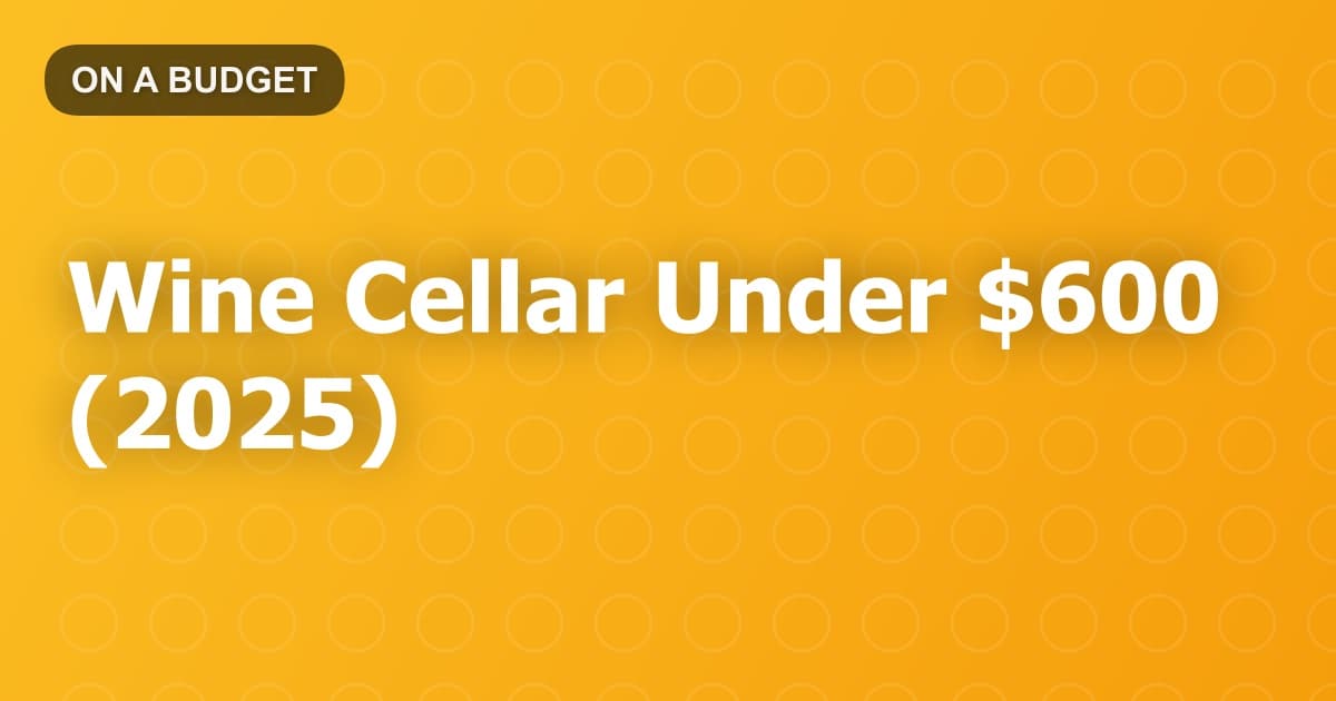 Wine Cellar Under $600 (2025)