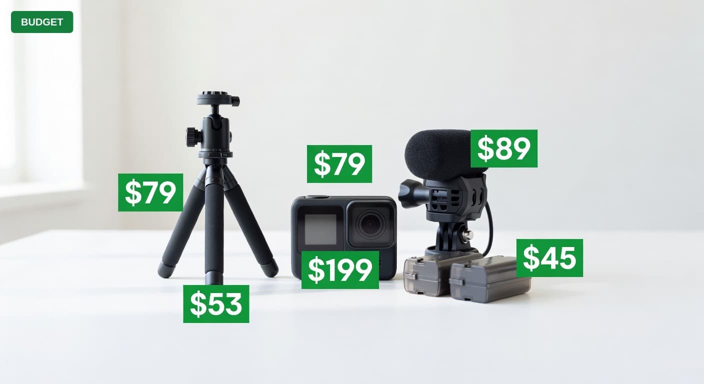Action Cam Filming Setup Under $500 (2025)