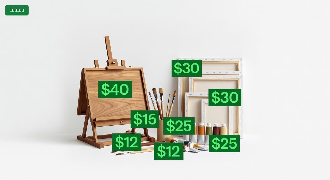 Art Studio on a Budget: $350 Complete Guide
