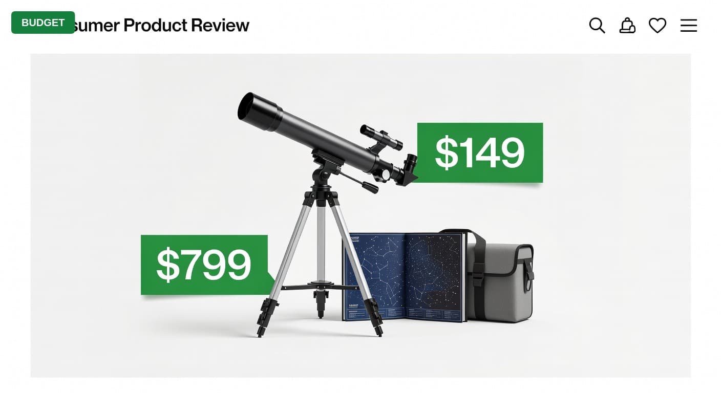 Astronomy Telescope Setup Under $800 (2025)