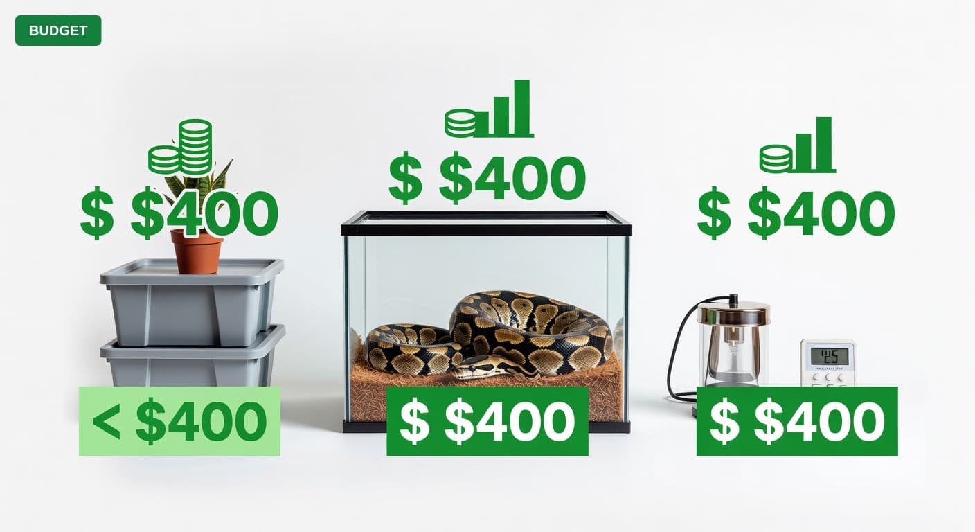 Ball Python Enclosure for Under $400 (2025)