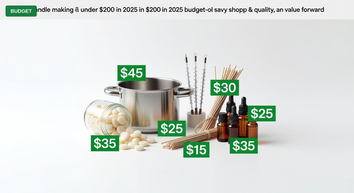 Candle Making Setup Under $200 (2025)
