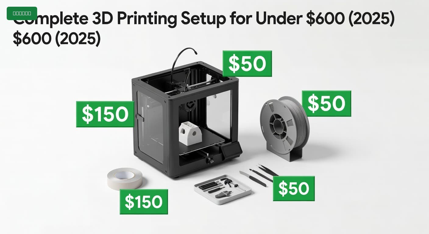 Complete 3D Printing Setup for Under $600 (2025)