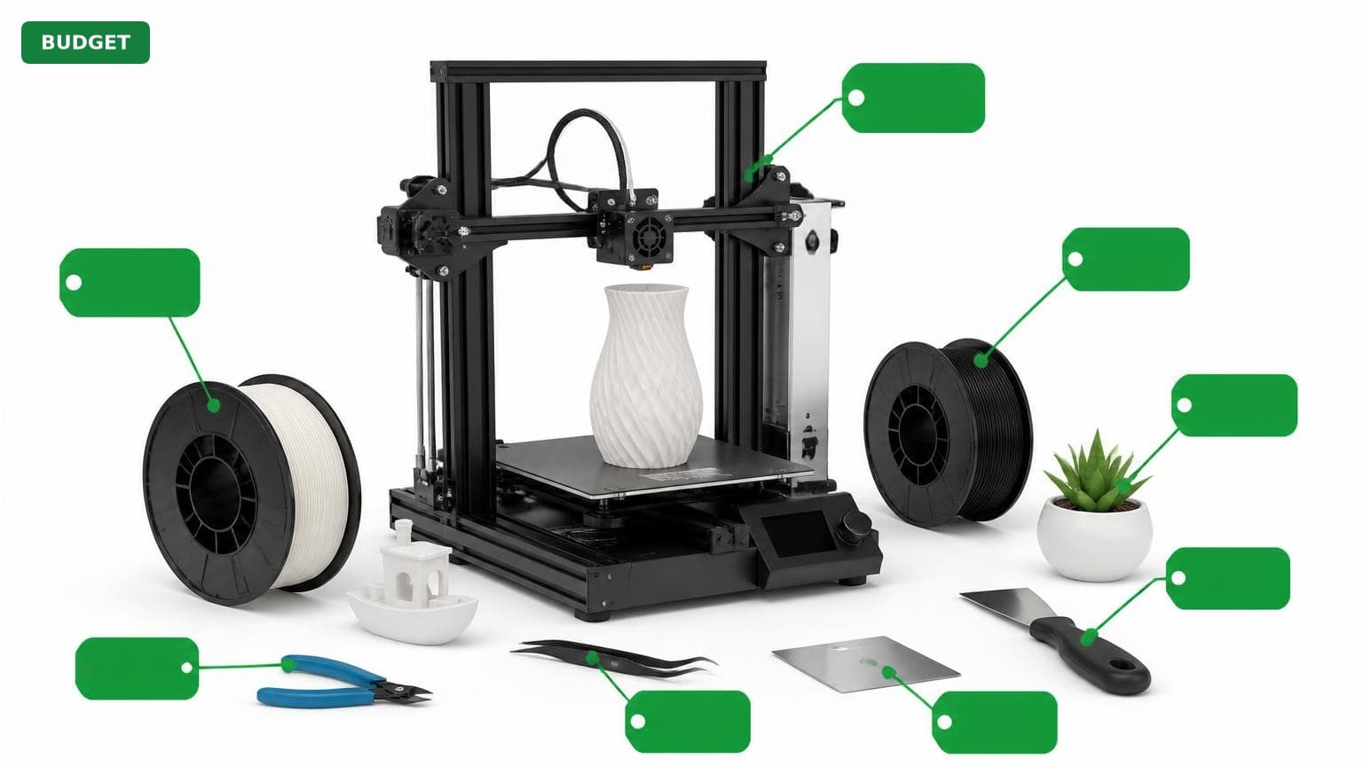 Complete 3D Printing Setup for Under $600 (2025)