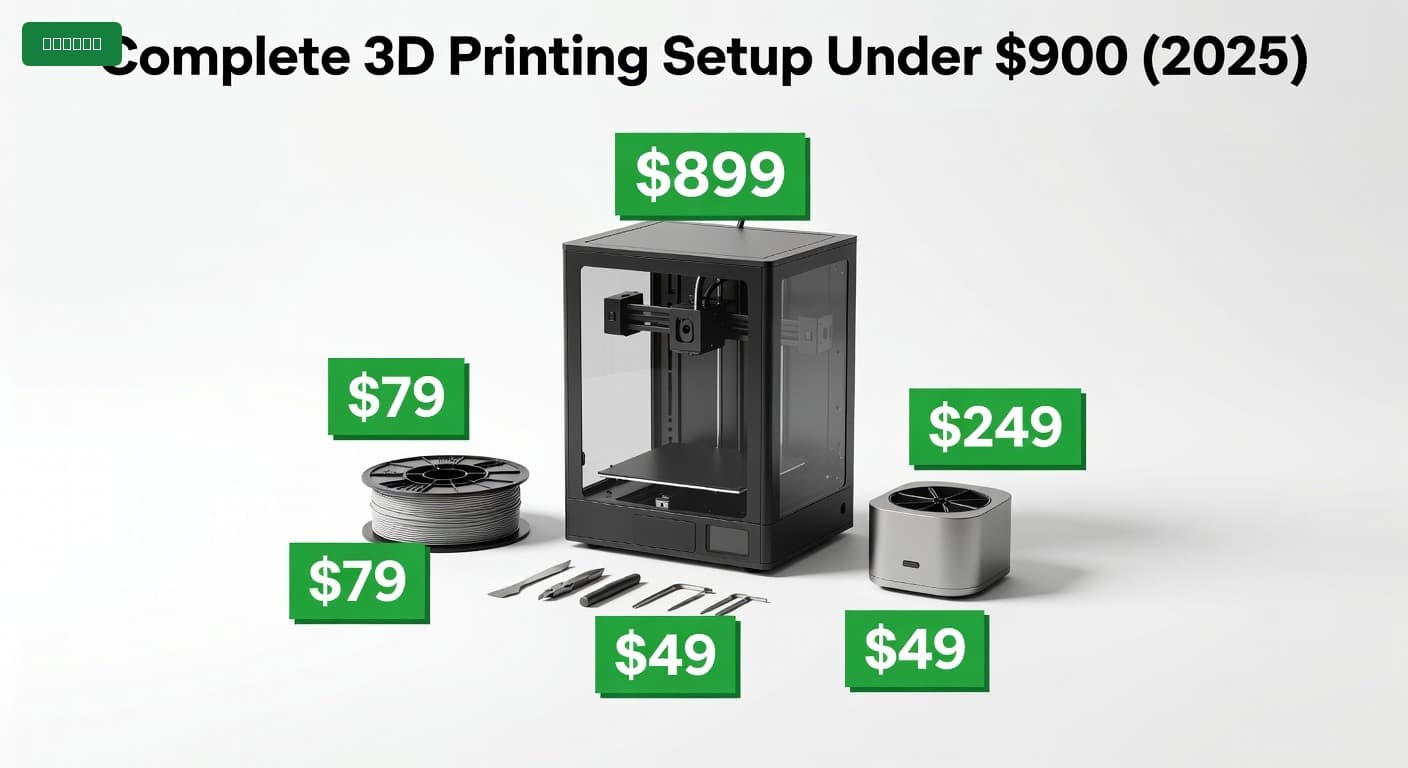 Complete 3D Printing Setup Under $900 (2025)