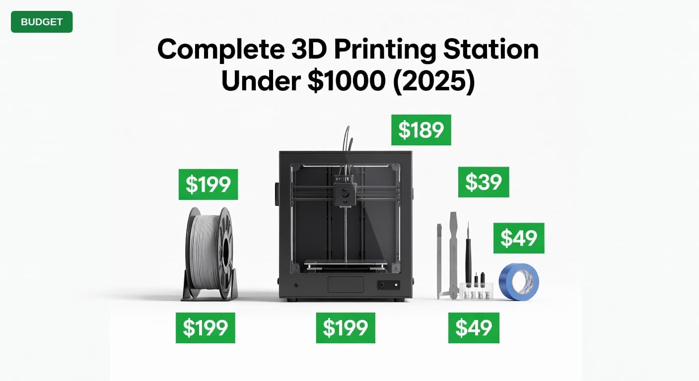 Complete 3D Printing Station Under $1000 (2025)