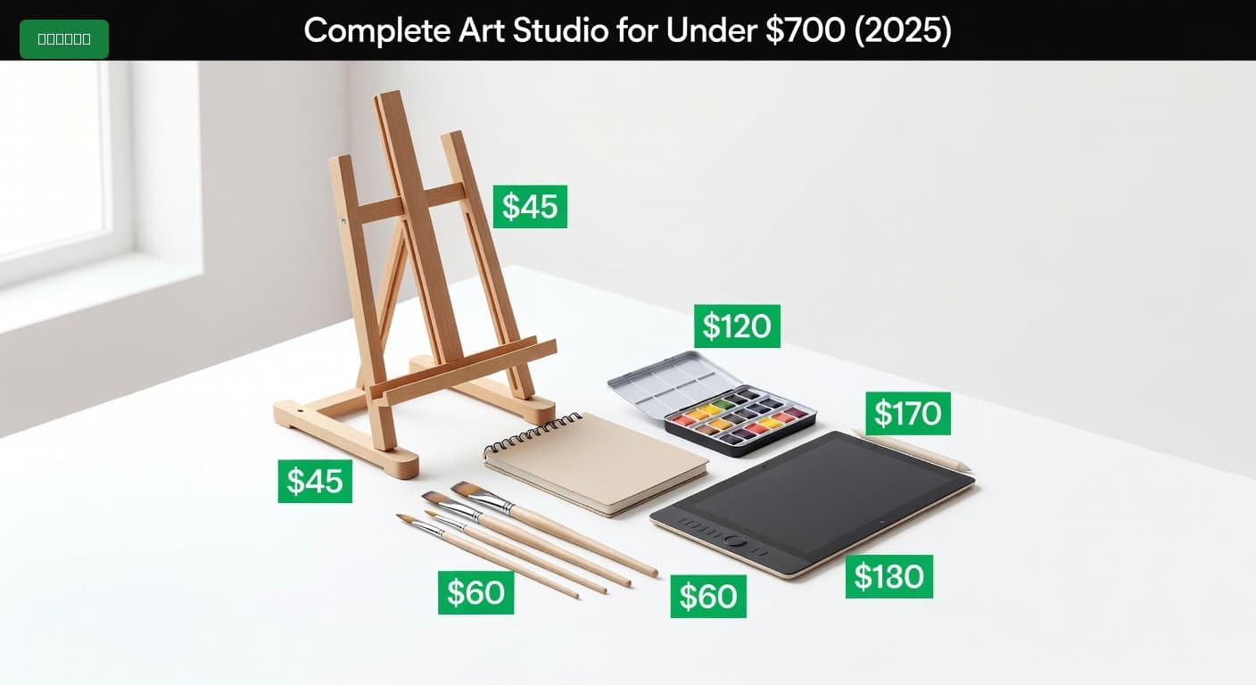 Complete Art Studio for Under $700 (2025)