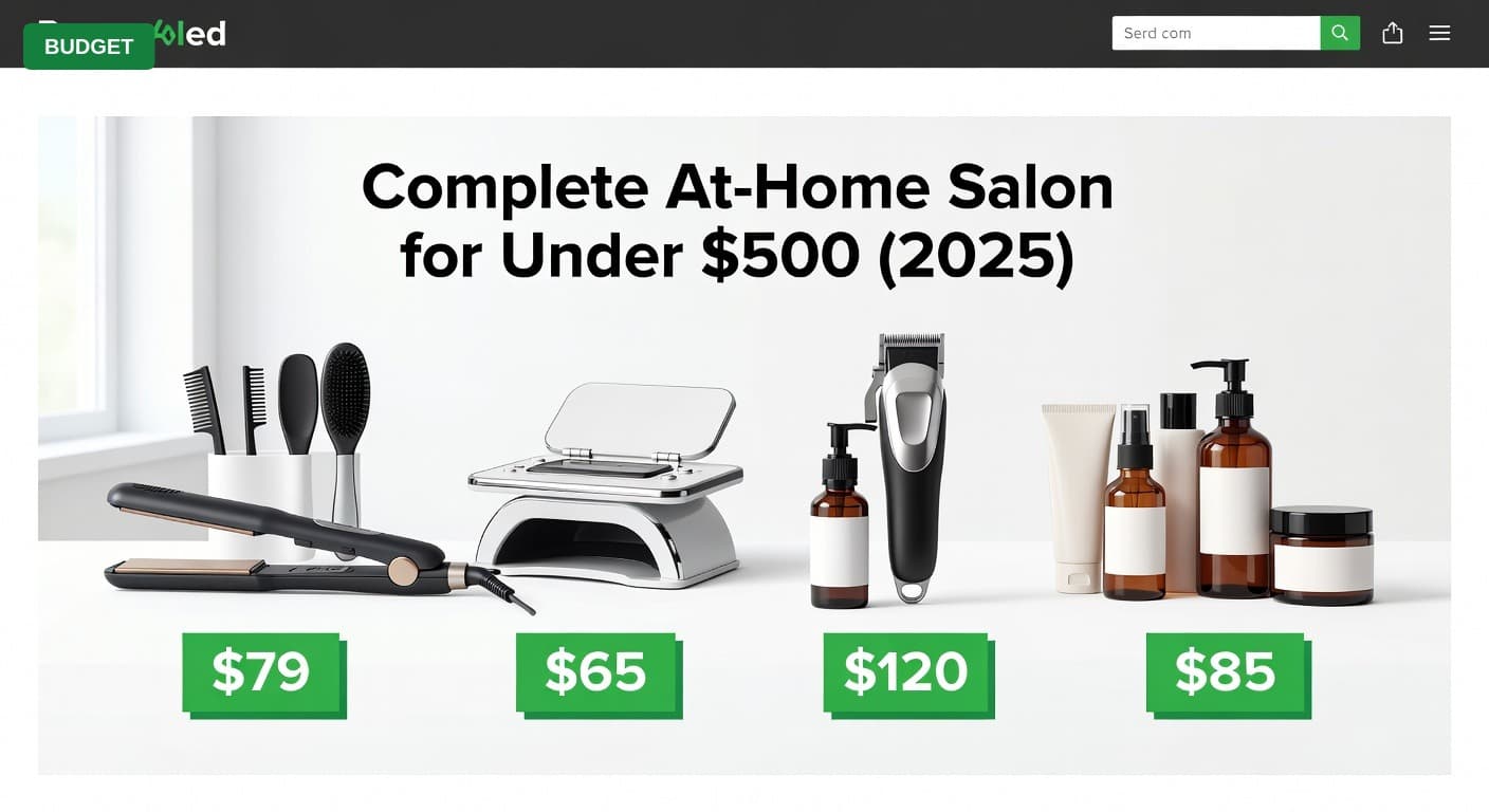 Complete At-Home Salon for Under $500 (2025)