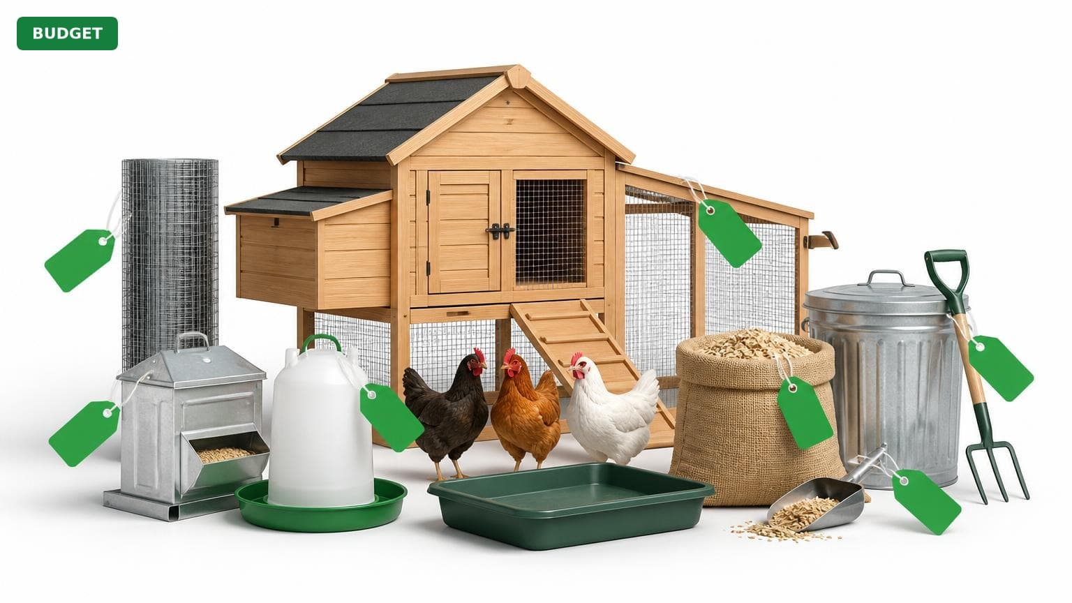 Complete Backyard Chicken Coop Setup for Under $400 (2025)