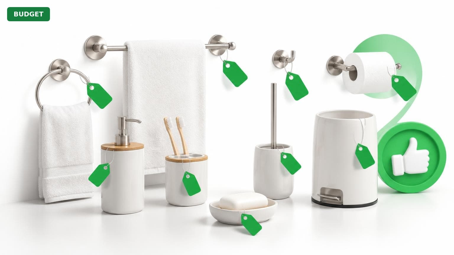 Complete Bathroom Accessories Setup for Under $400 (2025)