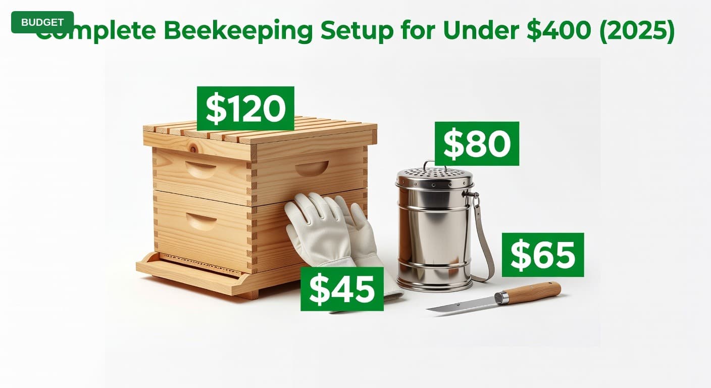 Complete Beekeeping Setup for Under $400 (2025)
