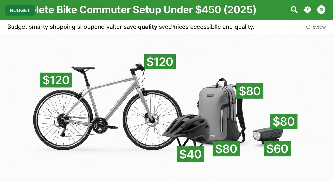 Complete Bike Commuter Setup Under $450 (2025)