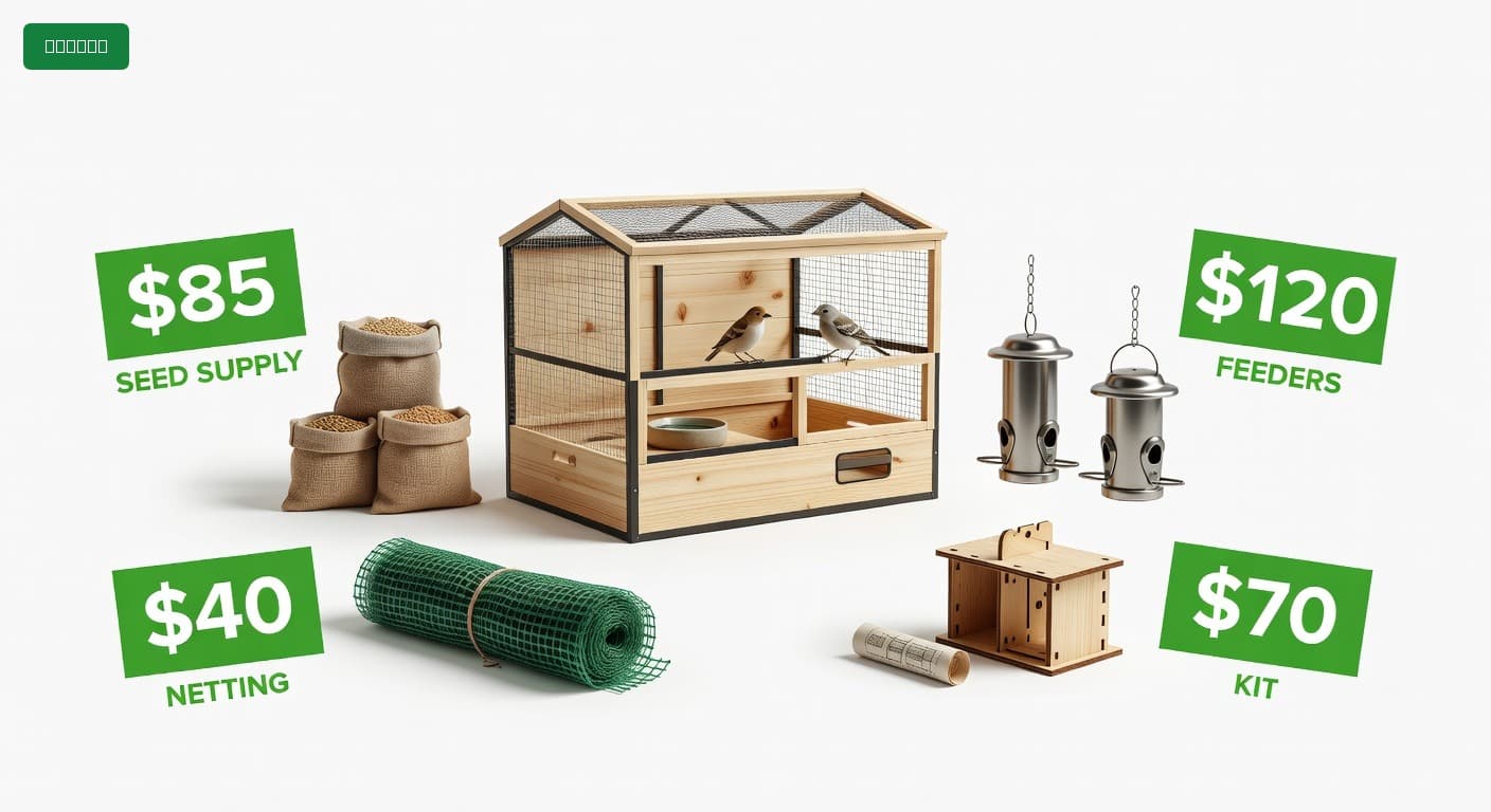 Complete Bird Aviary for Under $400 (2025)
