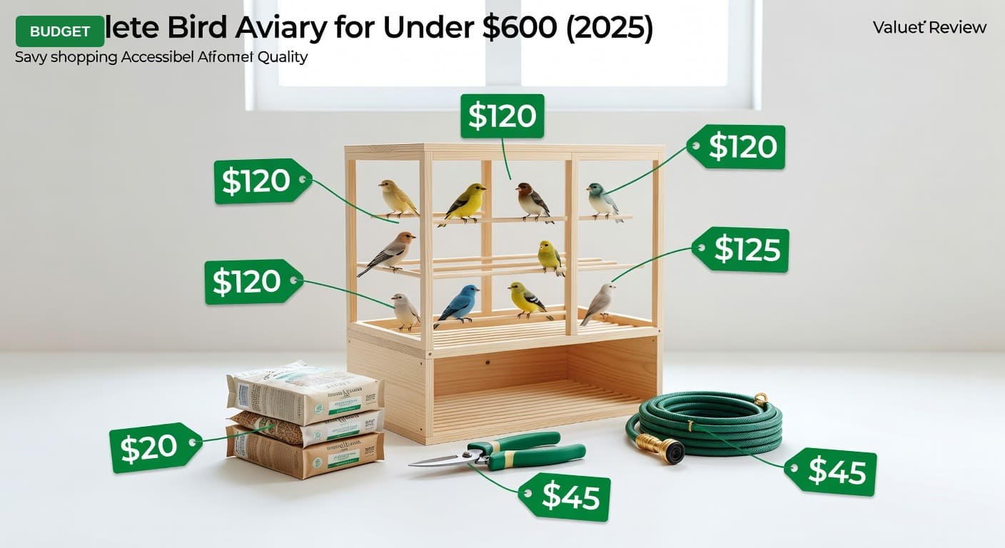 Complete Bird Aviary for Under $600 (2025)