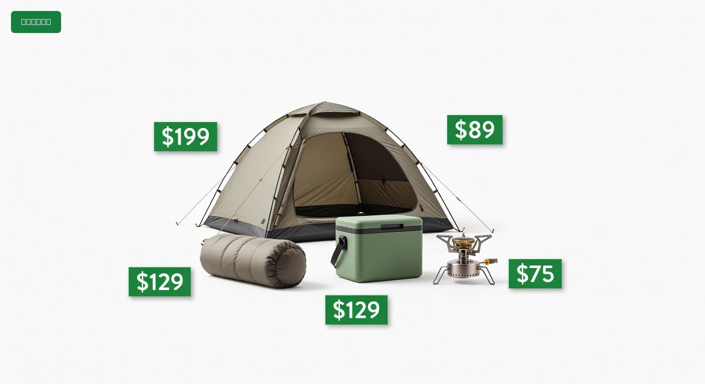 Complete Camping Glamping for Under $1000 (2025)