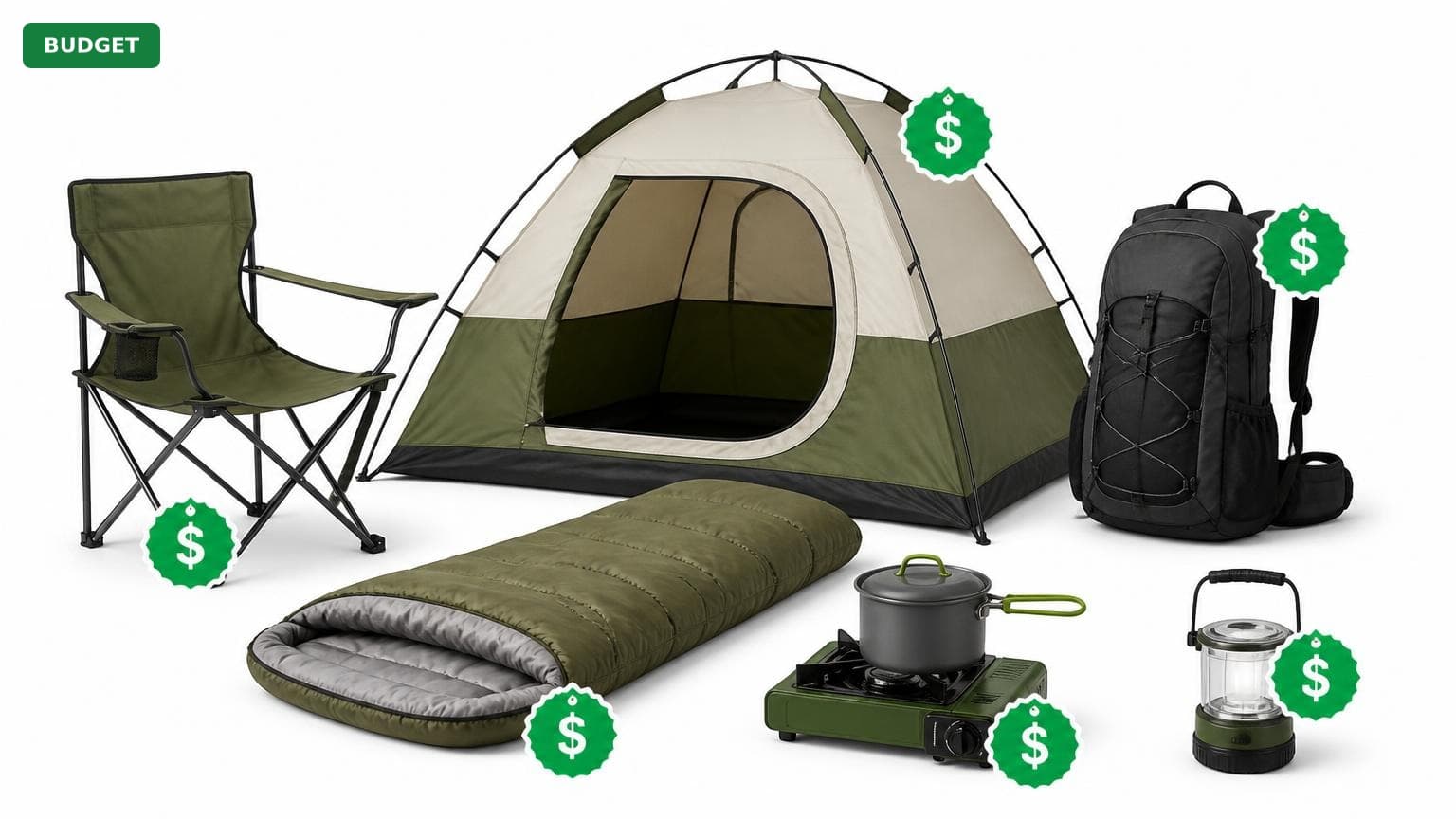 Complete Camping Setup for Under $200 (2025)