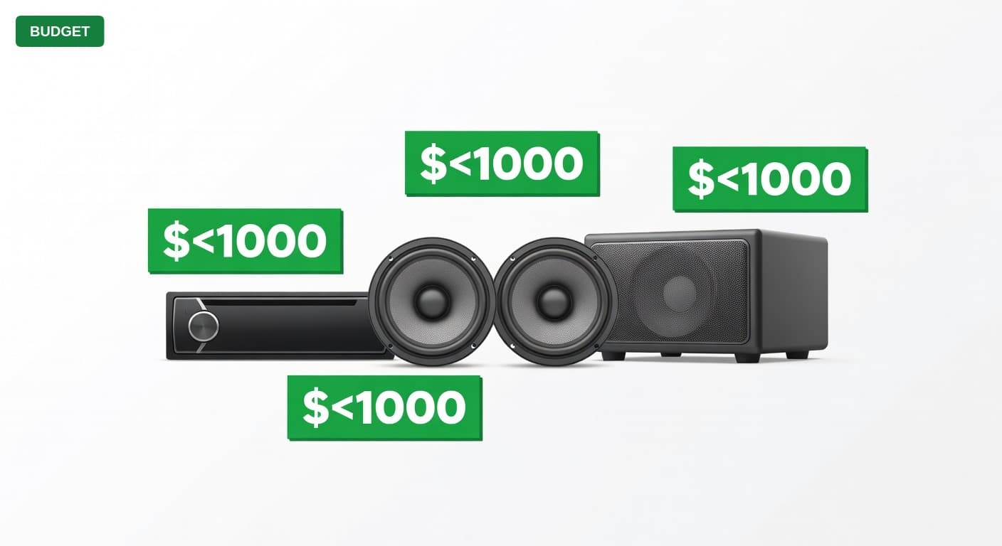 Complete Car Audio for Under $1000 (2025)
