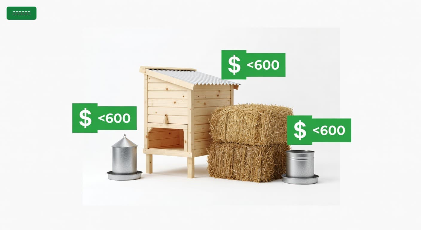 Complete Chicken Coop for Under $600 (2025)
