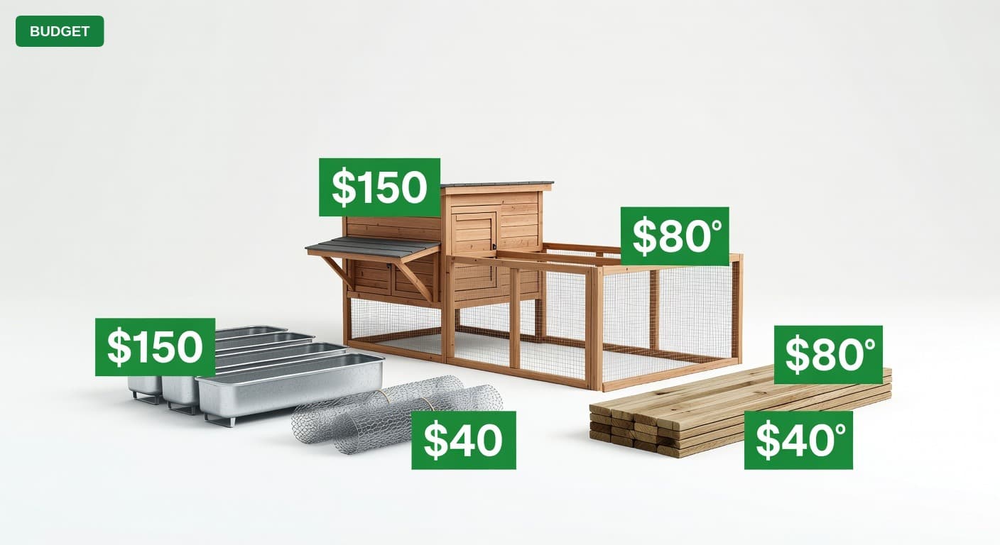 Complete Chicken Coop for Under $600 (2025)