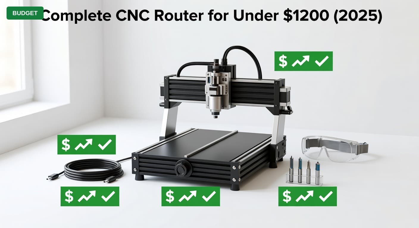 Complete CNC Router for Under $1200 (2025)