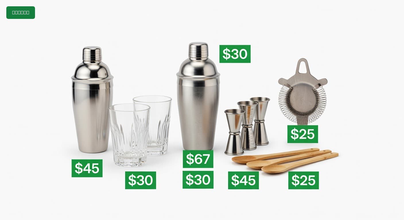 Complete Cocktail Bar for Under $350 (2025)