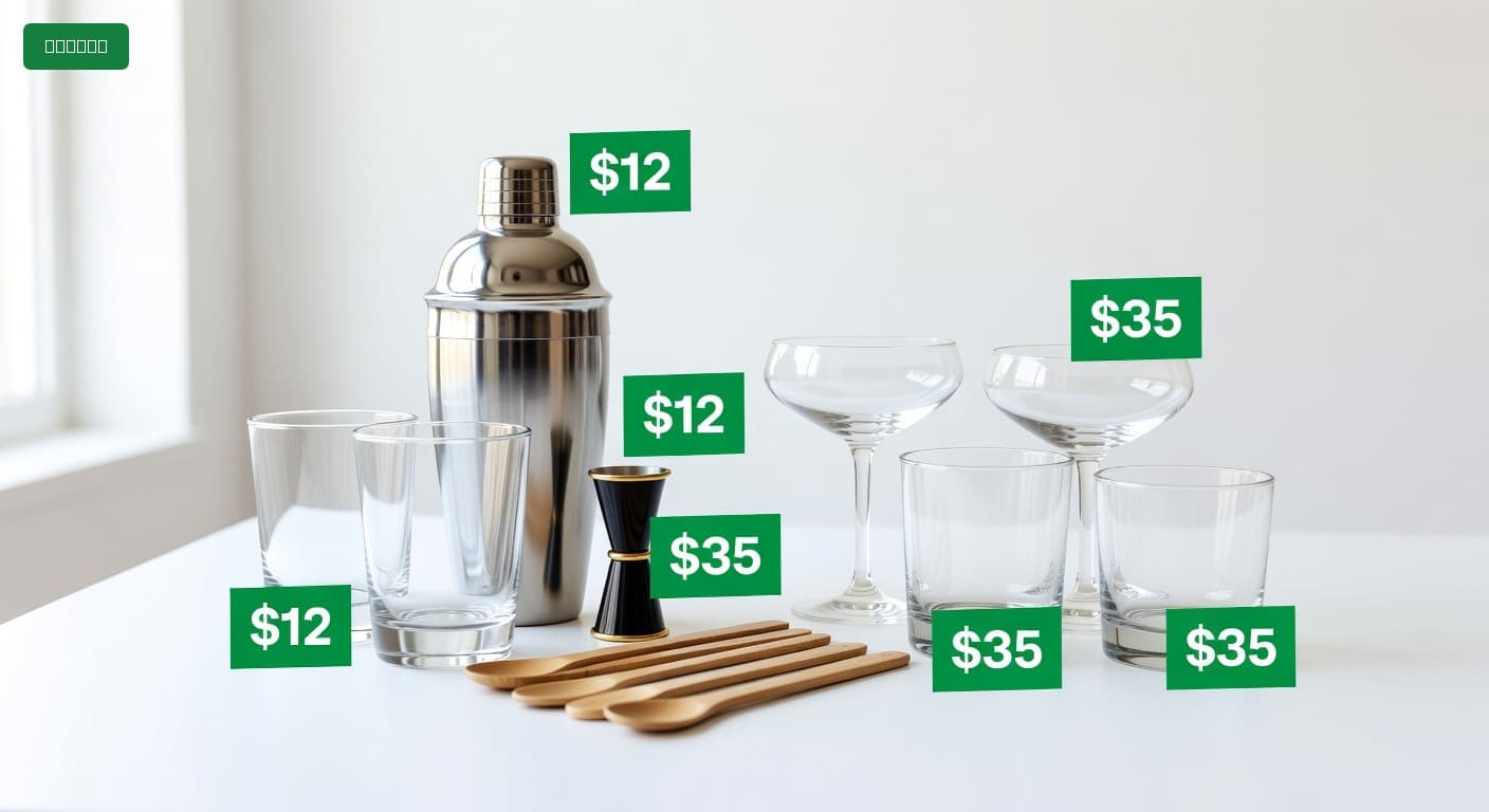 Complete Cocktail Bar for Under $400 (2025)