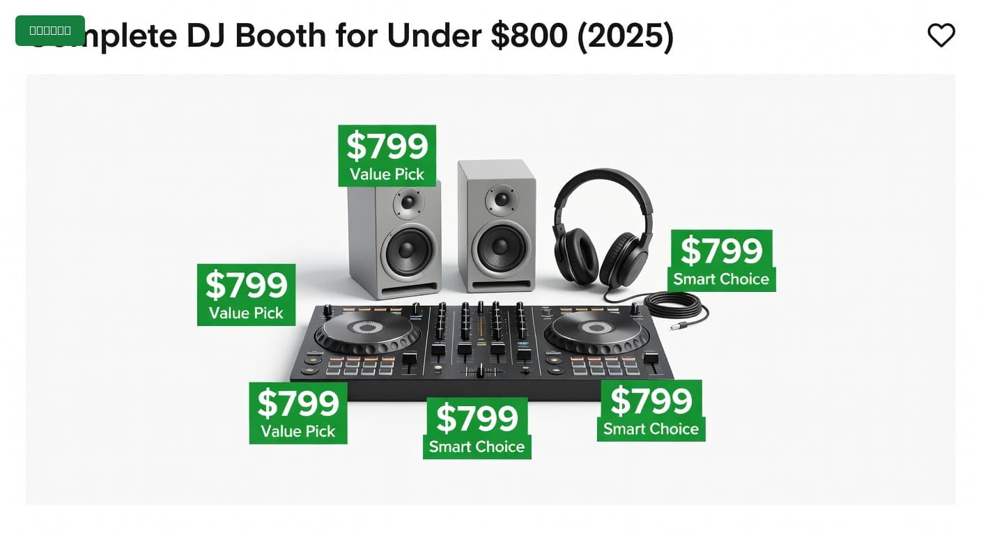 Complete DJ Booth for Under $800 (2025)