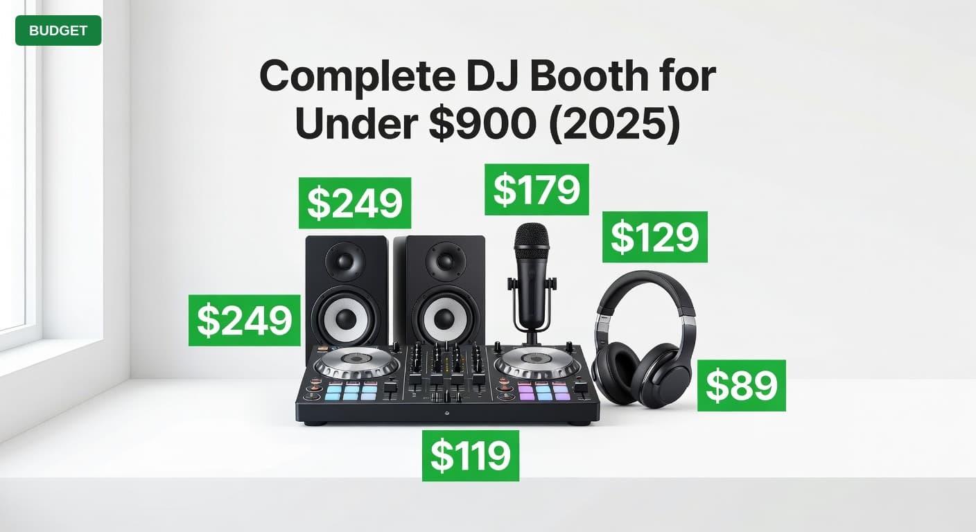 Complete DJ Booth for Under $900 (2025)