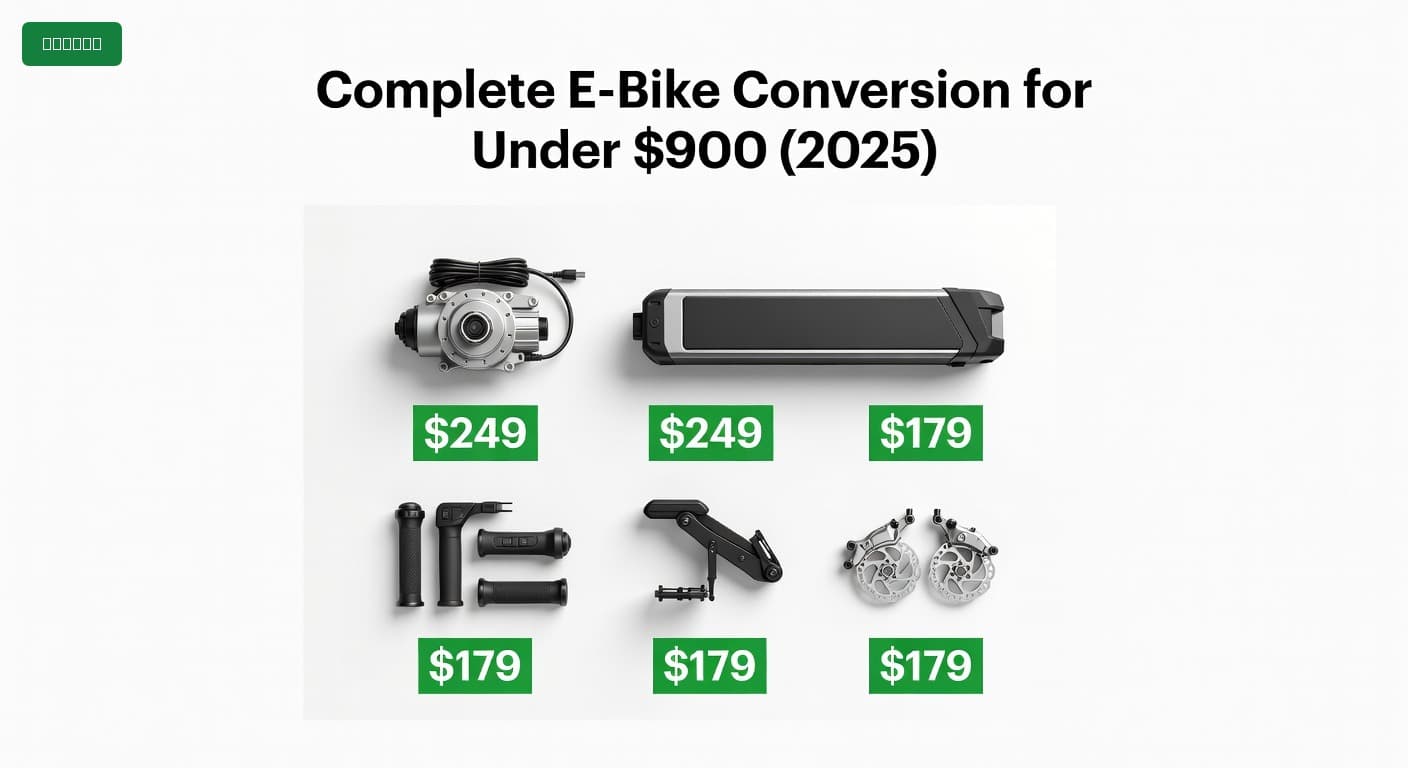 Complete E-Bike Conversion for Under $900 (2025)