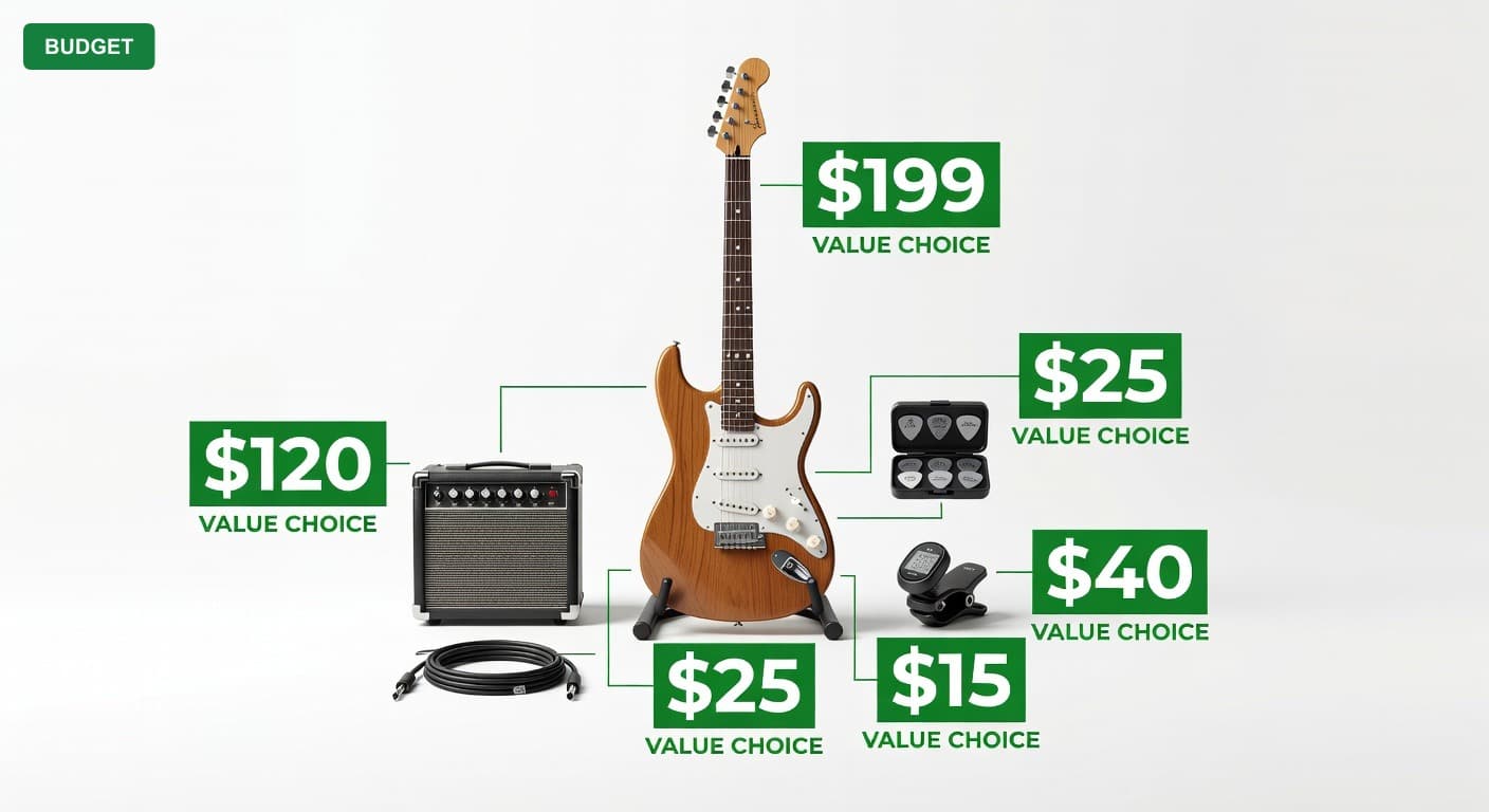 Complete Electric Guitar Setup for Under $450 (2025)