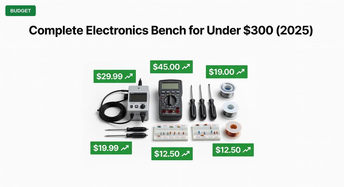 Complete Electronics Bench for Under $300 (2025)