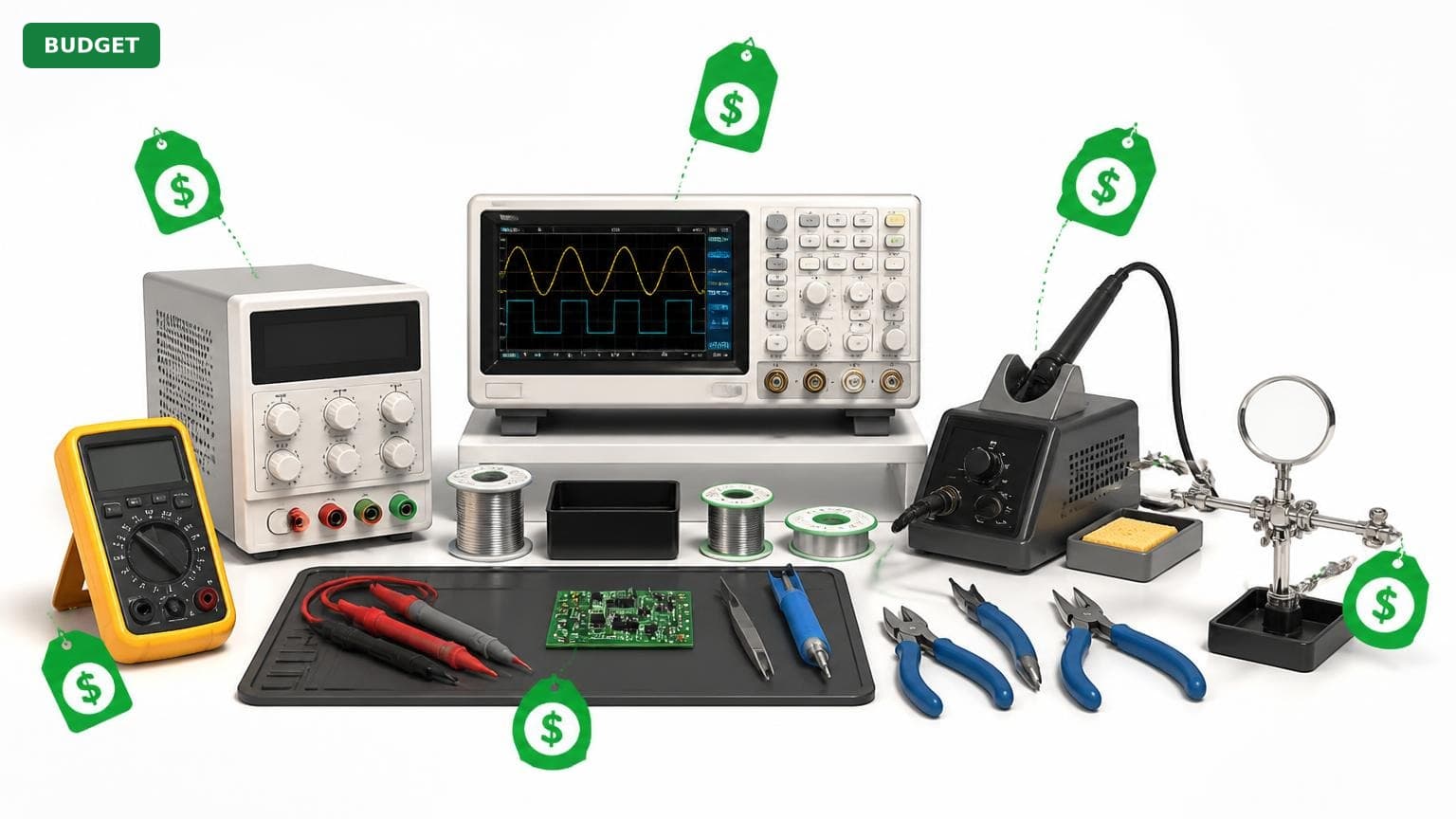 Complete Electronics Workbench for Under $500 (2025)