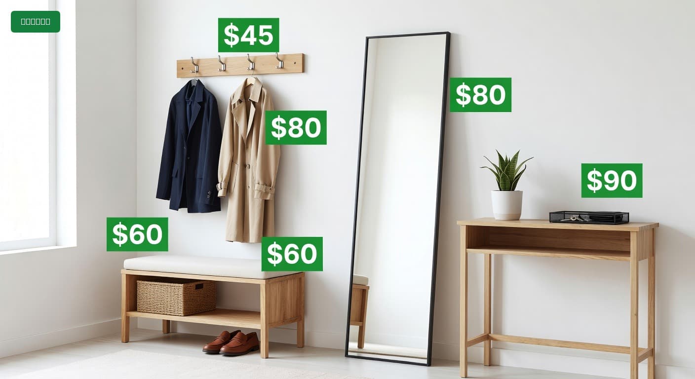 Complete Entryway Setup for Under $300 (2025)