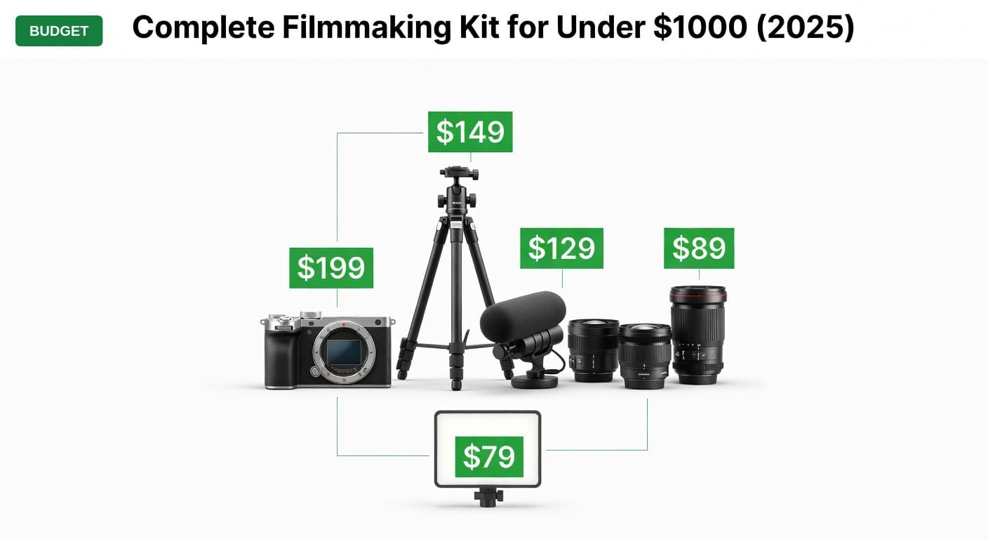 Complete Filmmaking Kit for Under $1000 (2025)