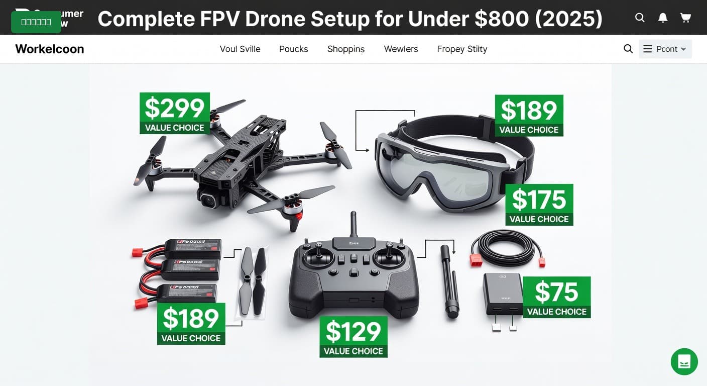 Complete FPV Drone Setup for Under $800 (2025)