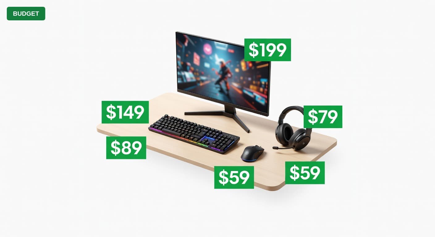 Complete Gaming Desk for Under $600 (2025)