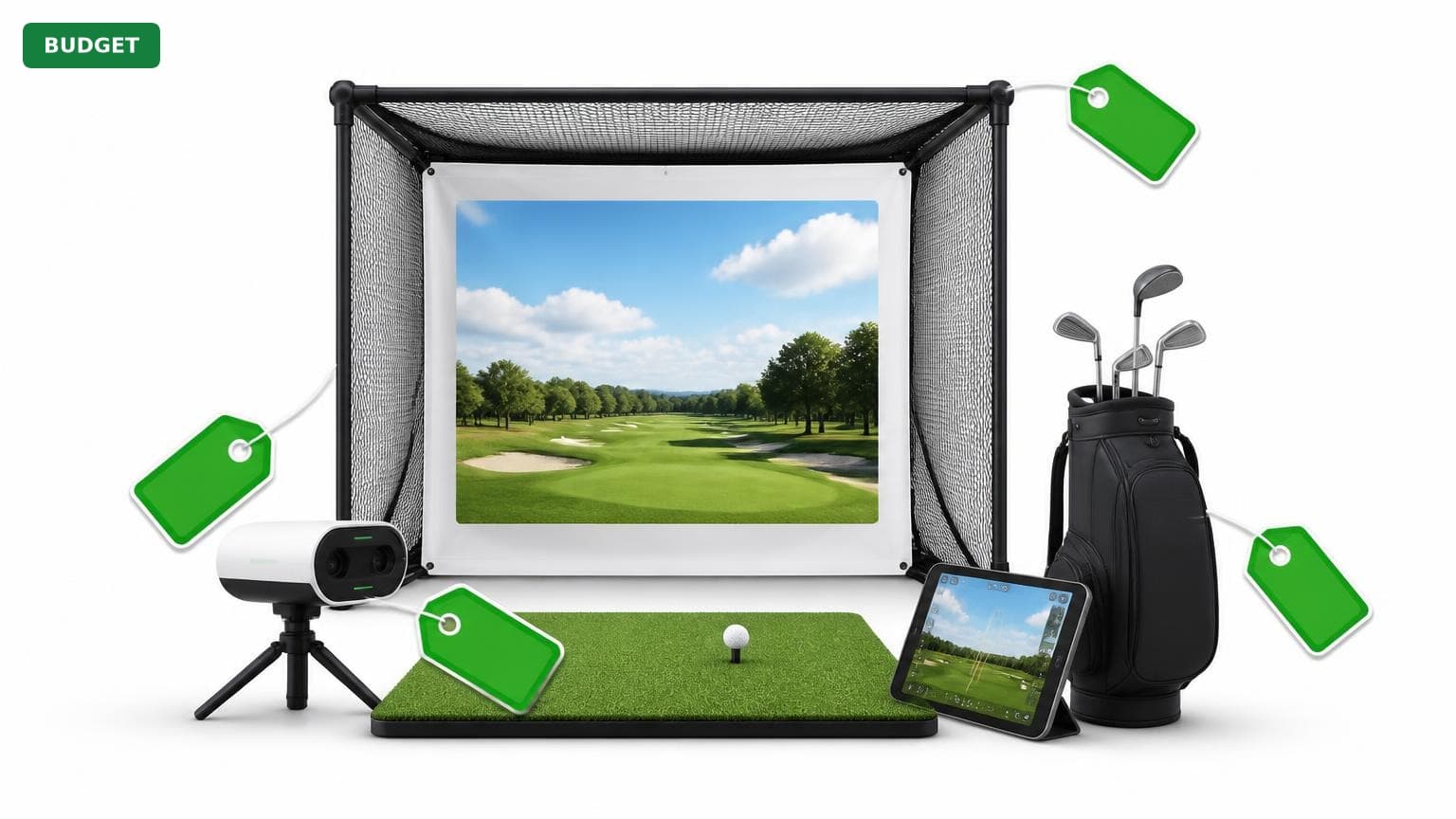 Complete Golf Simulator for Under $2,000 (2025)