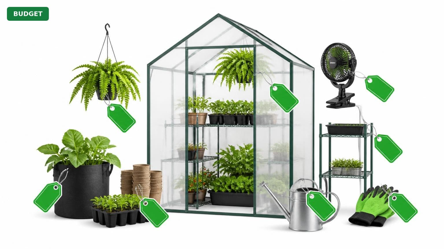 Complete Greenhouse Setup for Under $600 (2025)