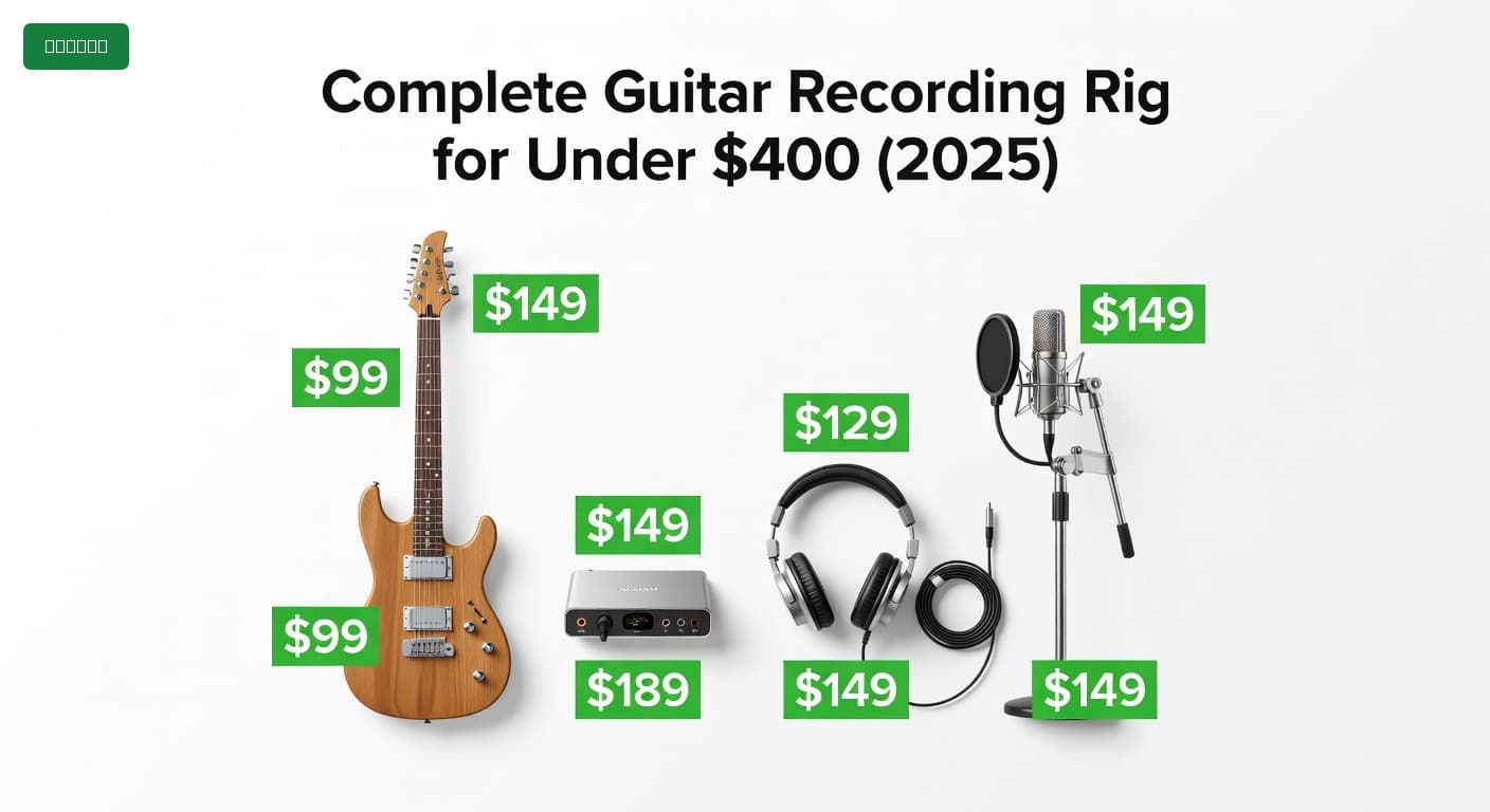 Complete Guitar Recording Rig for Under $400 (2025)